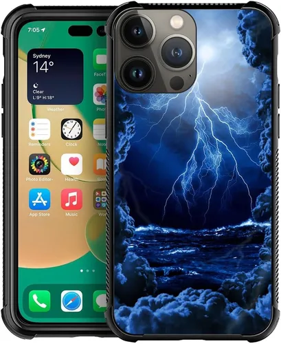 Vista 18 de CARLOCA Funda compatible con iPhone 15 Plus, diseño de gato Mumbai Clivia negro para iPhone 15 Plus, ultra protección, a prueba de golpes