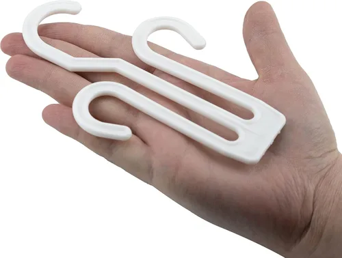 Vista 7 de IFAMIO Paquete de 20 perchas de plástico blanco para secado de zapatos, ligeras, duraderas, resistentes, de secado rápido, ideales para el hogar