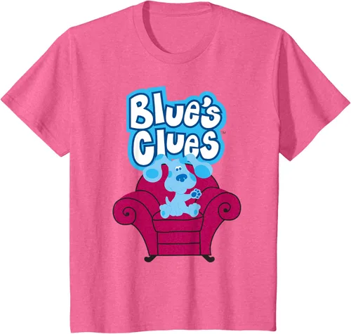 Vista 42 de Camiseta Blue's Clues On Red Sofa Negro