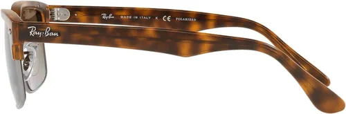 Vista 4 de Ray-Ban Lentes de sol cuadrados polarizados RB4190 para hombre Demi Gloss Havana 2047in Demi Gloss Havana