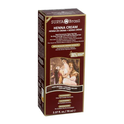 Vista 4 de Surya - Crema de henna dorado marrón