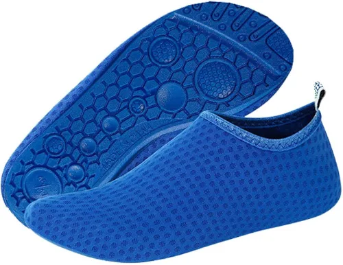 Vista 2 de Zapatos de agua para niños y niñas, calcetines acuáticos descalzos para natación, piscina, secado rápido, ligeros, calcetines de playa para niños