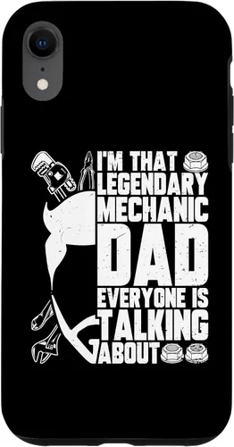 Vista 8 de Funda para iPhone 14 I'm That Legendary Mechanic Dad de todo el mundo está hablando