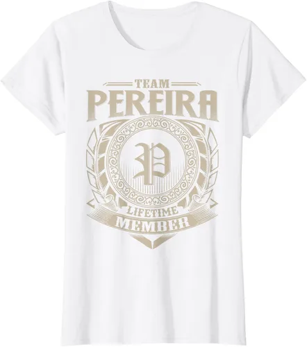 Vista 20 de Team PEREIRA Lifetime Member Apellido PEREIRA Family Vintage Camiseta, Negro
