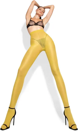 Vista 2 de sofsy Medias opacas para mujer Made in Italy 29x Medias de colores Nylons - 1pack The Rita