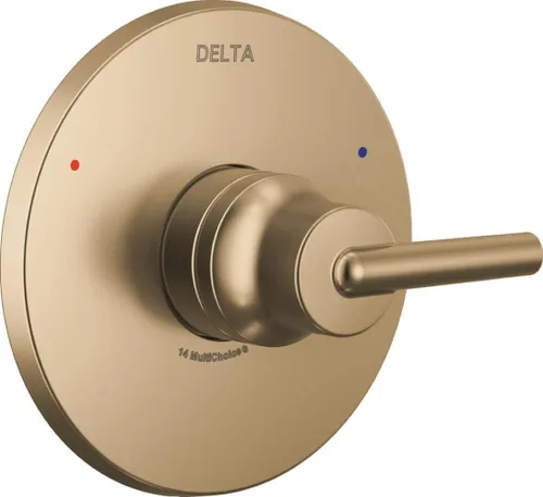 Vista 9 de Delta Trinsic Serie 14 T14059-PN - Kit de moldura de válvula de ducha de una sola función, níquel pulido T14059-PN (válvula no incluida)