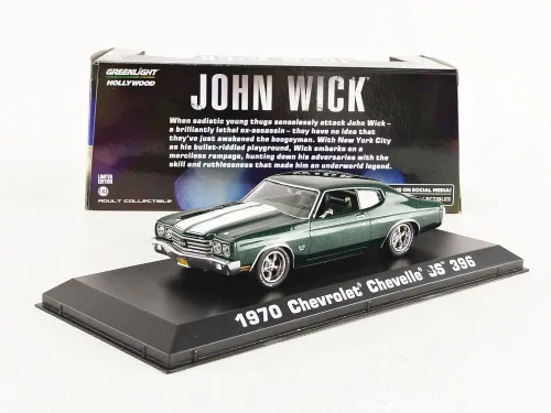 Vista 6 de Greenlight 86541 1: 43 John Wick (2014) - Chevrolet Chevelle SS 396 1970