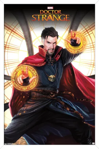 Vista 11 de Trends International Marvel Doctor Strange - Póster de pared de tragaluz, 34 pulgadas de largo x 22.4 W, versión premium sin marco
