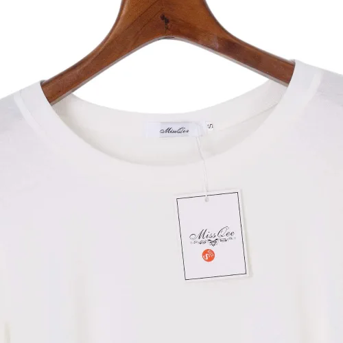 Vista 5 de Coolmee - Camiseta de maternidad fruncida con botones laterales, túnicas de maternidad de manga corta