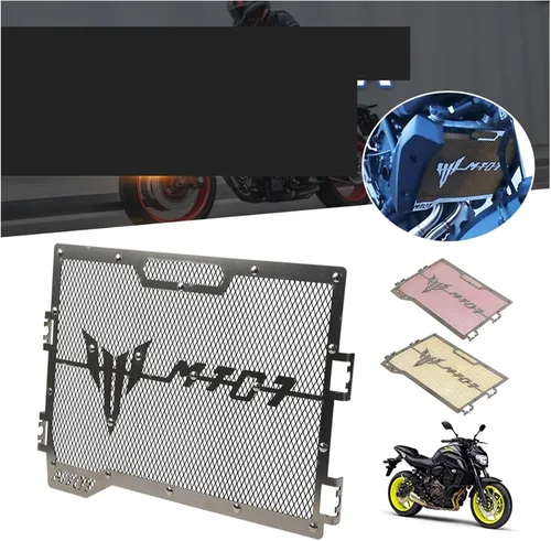 Vista 3 de Motorcycle Radiator Grille Guard Protection Grill Cover Compatible with MT-07 MT07 MT 07 2022-2014 2015 2016 2018 2019 2020 2021