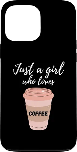 Vista 24 de Just A Girl Who Loves Coffee Funny Java Lover Design Cute Case for iPhone 16
