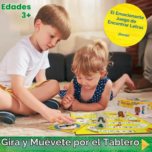 Vista 7 de Very Hungry Caterpillar Spin & Seek ABC Juego de aprendizaje preescolar, a partir de 3 años