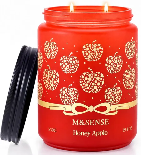 Vista 44 de M&SENSE Ode to Winter - Vela perfumada para el hogar, cera de soja natural, mecha de algodón, aroma de invierno, 7.05 onzas hasta 50 horas de tiempo