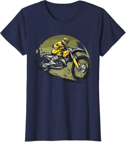 Vista 40 de Camiseta de motocross Supermotard Enduro, Negro, S