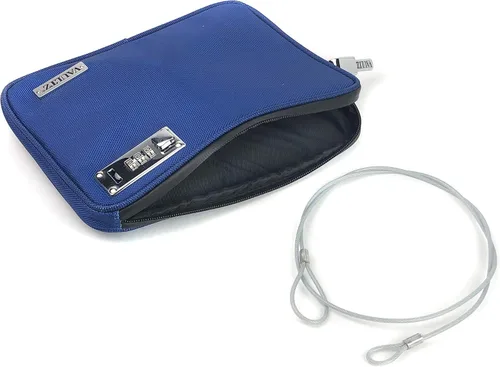 Vista 2 de Vaultz Bolsa de Piscina con Cierre - Bolsa con Cierre de Combinación Resistente al Agua con Correa para Efectivo, Piscina, Playa, Banco o Viajes