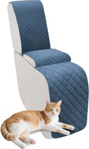 Vista 23 de Fundas para sofá modular reclinable, de terciopelo en forma de L, funda de consola central para perros y mascotas, lavable antideslizante, 1 funda