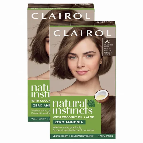 Vista 53 de Clairol Natural Instincts - Tinte semipermanente para el cabello, color negro 2, paquete de 1 unidad 2 negro