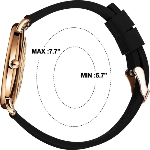 Vista 4 de VAVC Reloj de enfermera para profesionales médicos, estudiantes, médicos, mujeres, hombres, con manos luminosas y segunda mano, hora militar, esfera