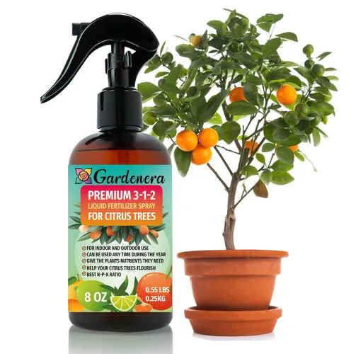 Vista 27 de Gardenera Fertilizante en aerosol multiusos profesional para jardinería doméstica, listo para usar, 3-1-2, alimento suave para plantas para hojas