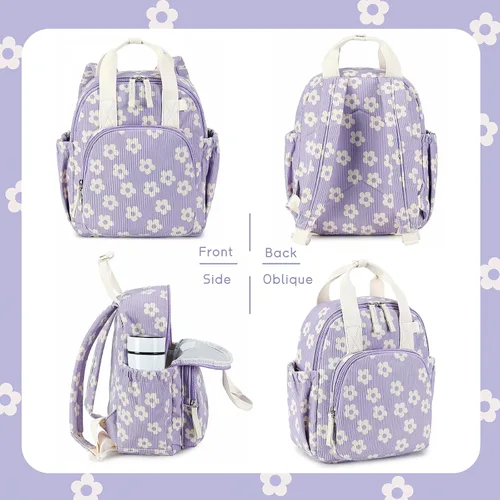 Vista 8 de Bluboon Mochila infantil para niñas y niños de 2 a 4 años, lindas mochilas de 12 pulgadas para preescolar, mochilas para guardería, escuela, viajes