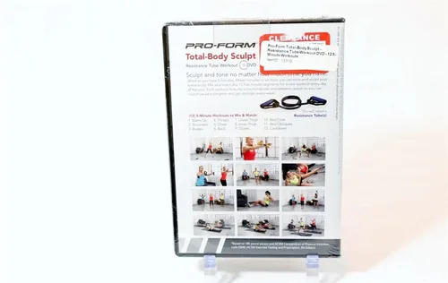 Vista 2 de PRO-FORM Total-Body Sculpt Resistance Tube Workout DVD