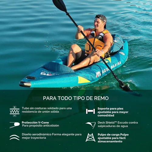 Vista 5 de Aqua Marina Kayak Multicolor