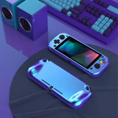Vista 16 de PlayVital ZealProtect Protective Case for Nintendo Switch Lite, Ergomomic Grip Hard Cover - Durable Shock-absorbent Shock-Absorption Anti-Scratch