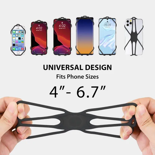 Vista 2 de Cordón para llevar teléfono celular + soporte de cuello 2 y protector de teléfono 2