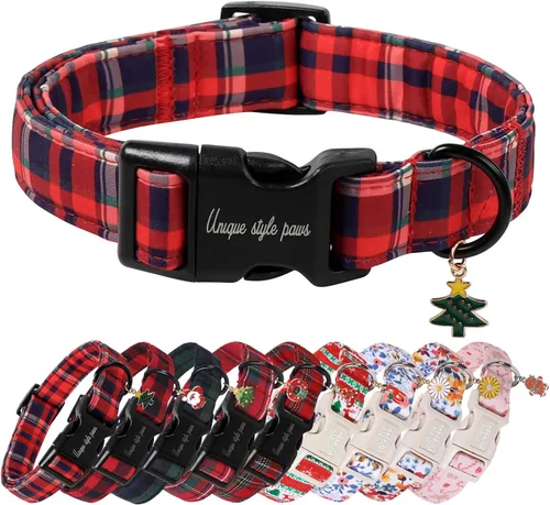 Vista 85 de Unique style paws Collar de perro con hebilla de plástico con colgante, collar de cachorro para primavera y verano, traje de baño para fiesta