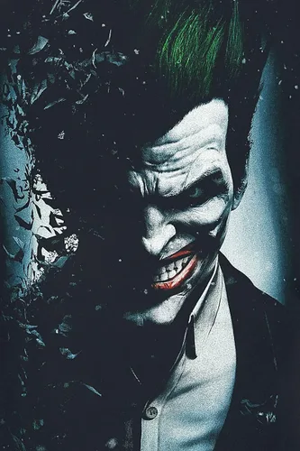 Vista 3 de DC Comics - Joker - Arkham Origins - Camiseta negra, Negro