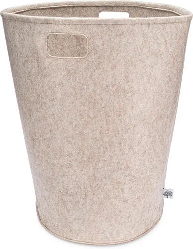 Vista 9 de Parker Baby Co. Cesta grande de fieltro para ropa sucia y cesta