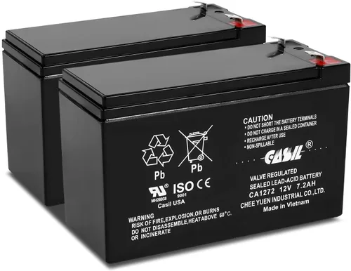 Vista 7 de Casil Batería de repuesto de 12V 3.3Ah para Amstron AP1232 AP-1234 AP123 APC Back-UPS ES 350 ES BE325-CN/B ES BE350C / BE3 UPS ES350 BE350R BP3-12