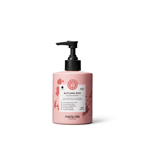 Vista 7 de Maria Nila Color Refresh Autumn Red – Refreshes Warm Autumn Red Tones