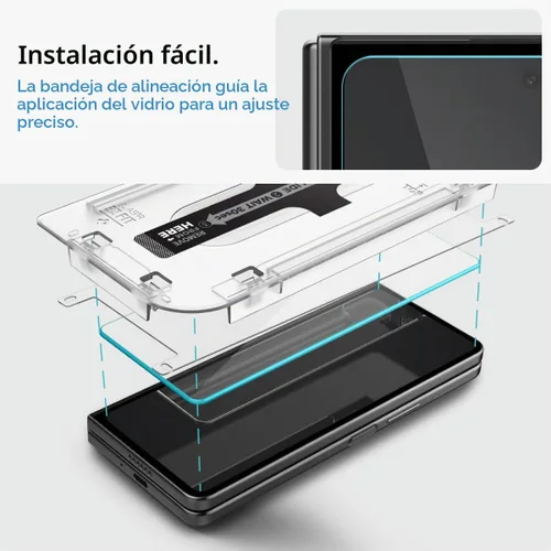 Vista 5 de Spigen GlasTR EZ FIT - Protector de pantalla de vidrio templado para Galaxy Z Fold 5