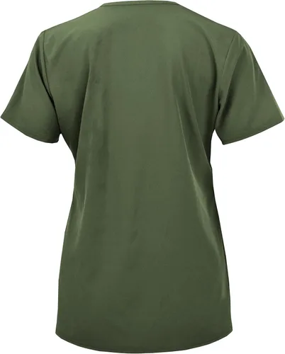 Vista 4 de Green Town Conjunto de uniforme médico para mujer