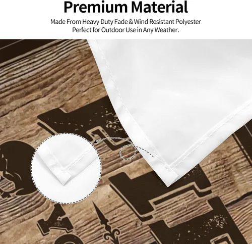 Vista 3 de Decoración de cueva para hombre, primero tienes que hacer la trufa, 1 bandera genial para habitación de chicos, decoración de playa para el hogar
