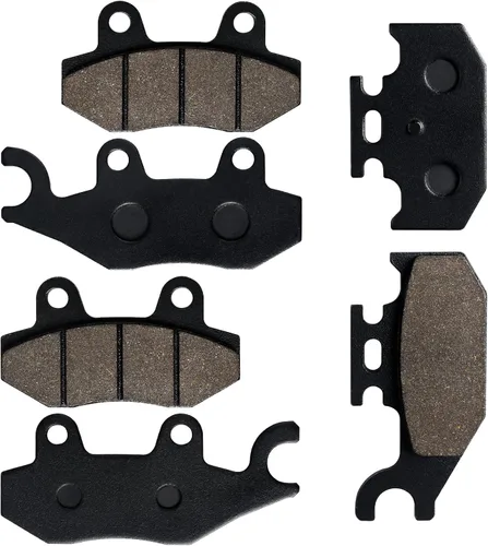 Vista 2 de LOCOPOW Pastillas de freno Rhino 660 700 Delanteras y traseras para Yamaha YXR660 4x4 2004-2007 Raptor 700 700R YFM700 2006-2012 Rhino 450 YXR450