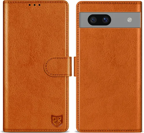 Vista 15 de ZZXX Funda tipo cartera para Google Pixel 7 con bloqueo RFID, ranura para tarjetas, función atril, cierre magnético, funda protectora de cuero
