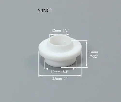 Vista 6 de RIVERWELD TIG Lente de gas Collet Cuerpos 45V 10N Boquilla de alúmina Tazas de cerámica 54N Serie de gran diámetro 2% Electrodo de tungsteno toriado