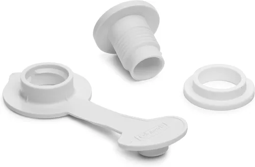 Vista 5 de Coleman Conjunto de tapón de drenaje de refrigerador estándar – largo de eje de 1 pulgada