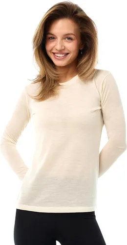 Vista 28 de 100% Merino Wool Base Layer Women - Thermal Merino Wool Shirt Women 190 morado oscuro