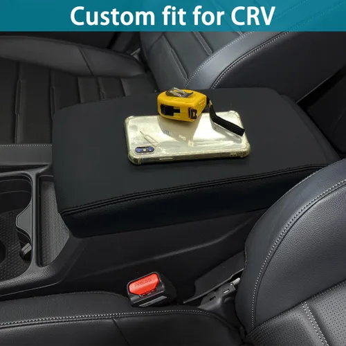 Vista 3 de Cubierta de Reposabrazos de Consola Central Compatible con Accesorios Honda CRV 2023 2024 2025 2026, para Cubierta Protectora de Caja