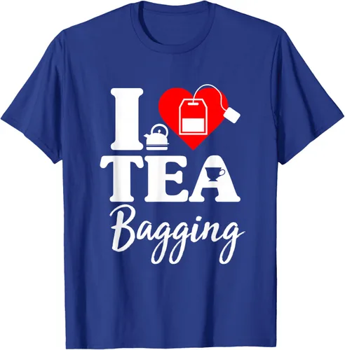 Vista 19 de Camiseta con texto en inglés "I Love Tea Bagging", divertida camiseta para bebedores de té, Negro