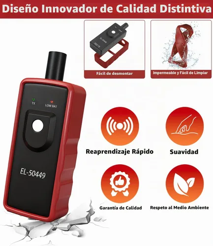 Vista 6 de Herramienta de reaprendizaje para Ford TPMS, FIRSTOOL EL-50449 TPMS, herramienta de reinicio del sensor de presión de neumáticos para Ford Lincoln