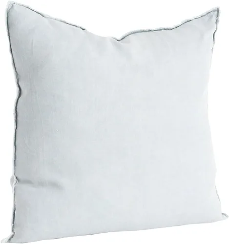 Vista 11 de SARO LIFESTYLE Almohada de diseño con flecos con relleno de plumón, negro, 20 pulgadas (13049.BK20S)