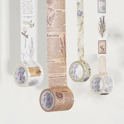 Vista 9 de WT Chonky Cat Washi - Juego de calcomanías de cinta Washi, 4 rollos, diseños originales, calcomanía decorativa de acuarela de lindo gato, calcomanía