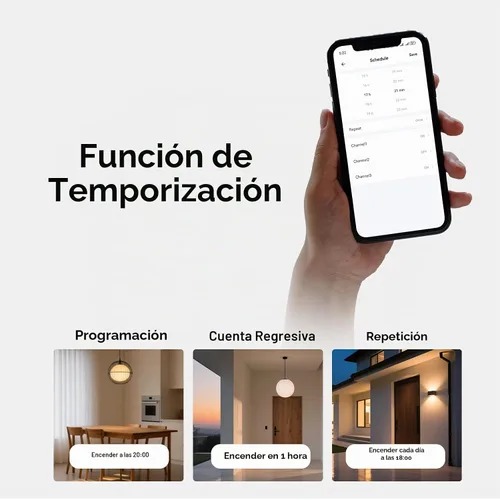 Vista 5 de SONOFF TX Gen2 - Interruptor inteligente táctil de pared, 1 canal, panel tipo 120, 2.4GHz Wi-Fi, control de aplicación eWeLink, compatible