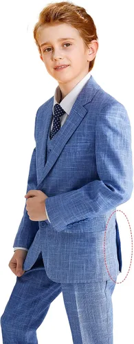 Vista 4 de ELPA ELPA Boys Linen Suits