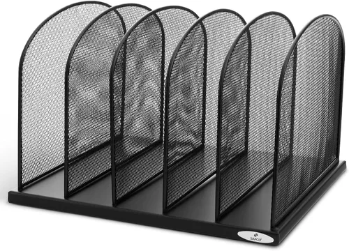 Vista 7 de Safco 3259BL Archivo Colgante de Malla Onyx con 2 Secciones Verticales, Negro