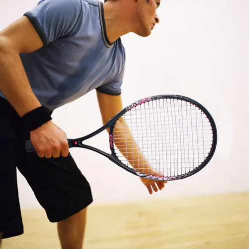 Vista 4 de KEVENZ Raqueta de tenis para adultos, raqueta de tenis de fibra de carbono con bolsa de transporte, peso ligero y resistente a los golpes